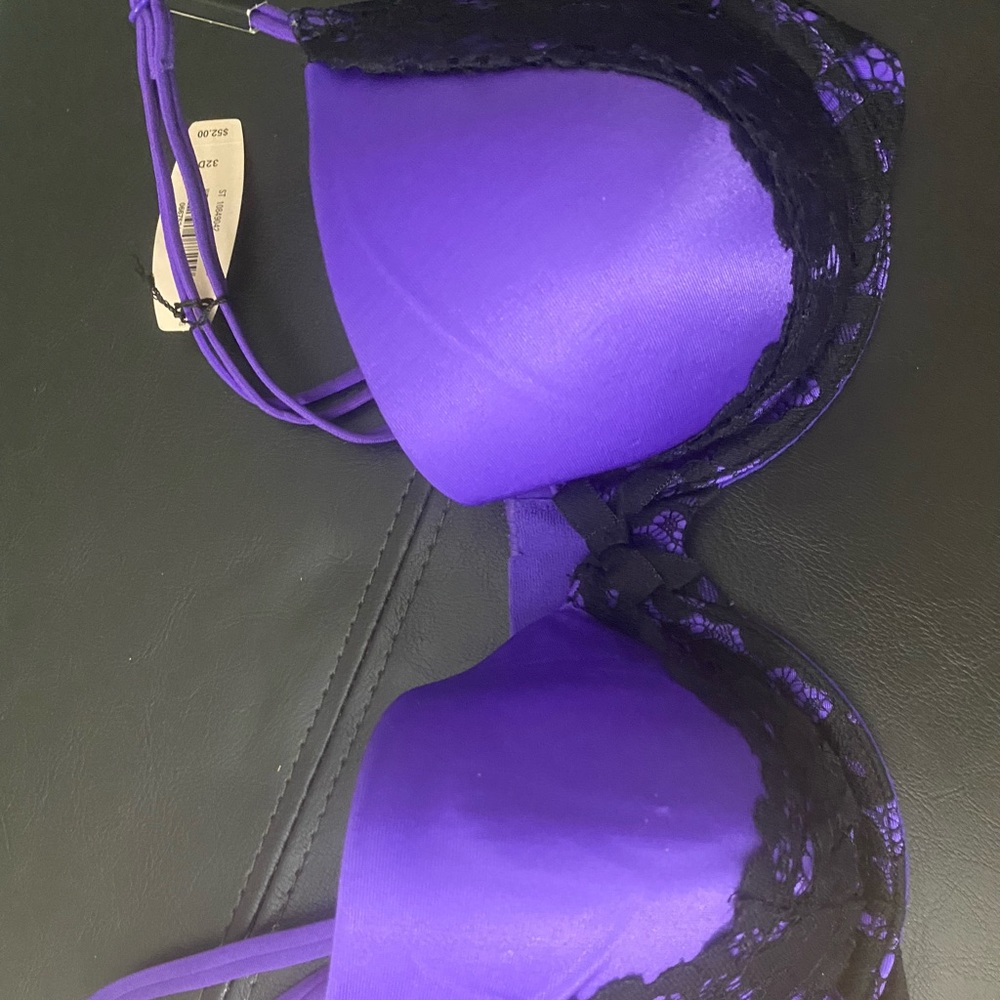 Victoria’s Secret purple laced bra